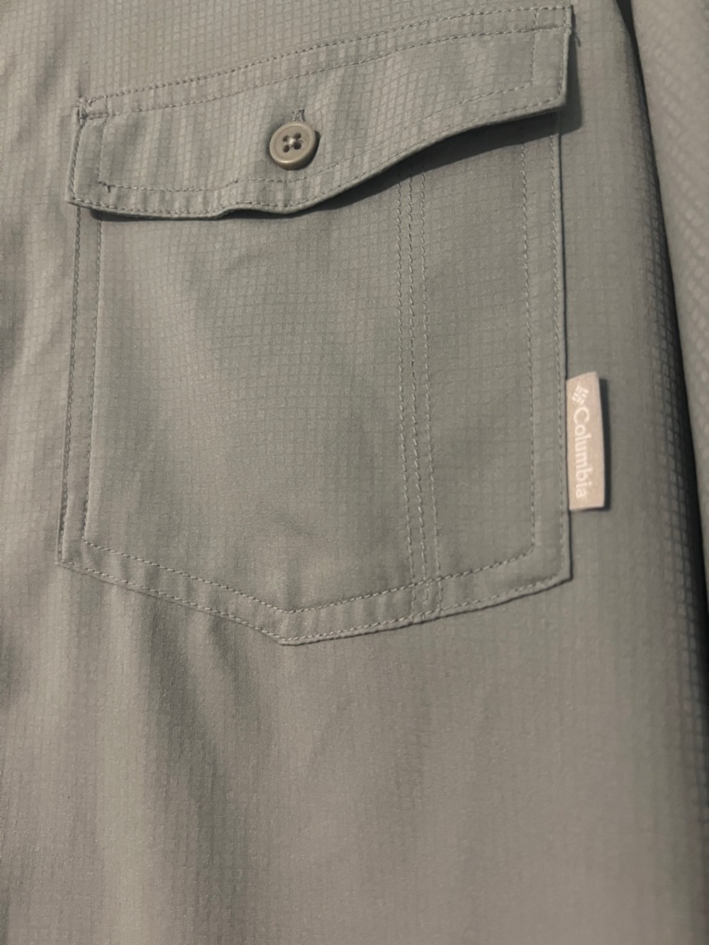 Columbia Omni Shade Sun Protection Long-Sleeve Casual/Fishing Shirt. Size L - Picture 5 of 6